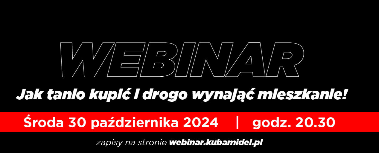 Darmowy webinar 13.10.2024 20:30